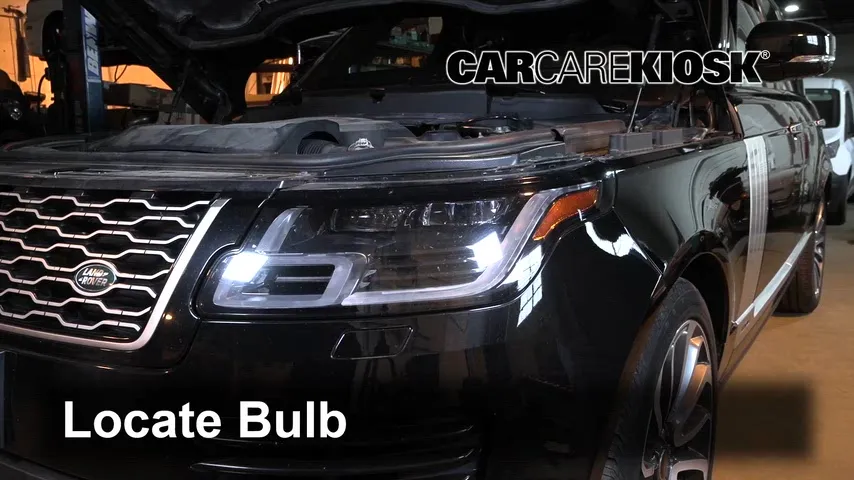 2018 Land Rover Range Rover Supercharged 5.0L V8 Supercharged Lights Daytime Running Light (replace bulb)